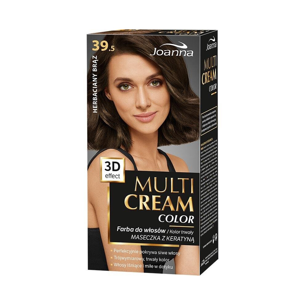 Joanna Cream,Brown Multi Cream Farba 39,5 Herbaciany BräZ