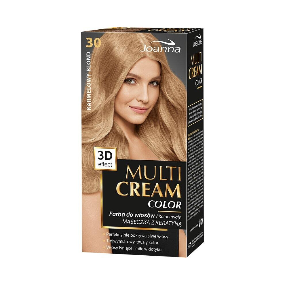 Joanna Cream,Yellow Multi Cream Farba 30 Karmelowy Blond