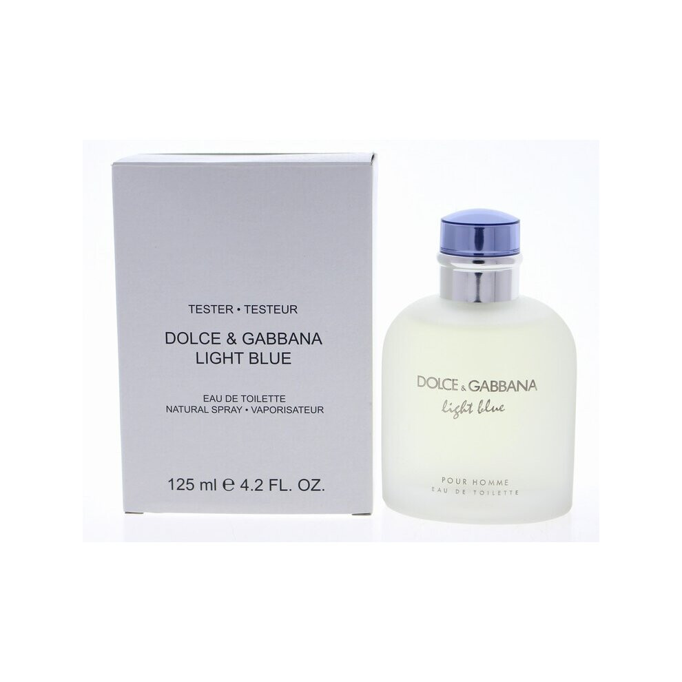 DOLCE&GABBANA LIGHT BLUE Men )EDT SP 4.2oz  TESTER