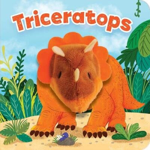 I Am a Triceratops Finger Puppet Series