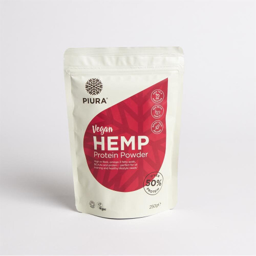 Piura Vegan Hemp Protein Powder 250g 2