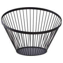 OBLIQUE BASKET WITH MATTE BLACK FRAME