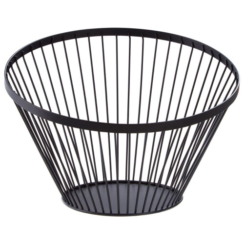 Premier Housewares OBLIQUE BASKET WITH MATTE BLACK FRAME