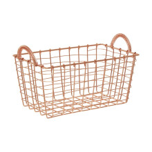 Functional Rectangular Basket, Stylish Wireframe Basket For Kitchen, High Quality Contemporary Basket