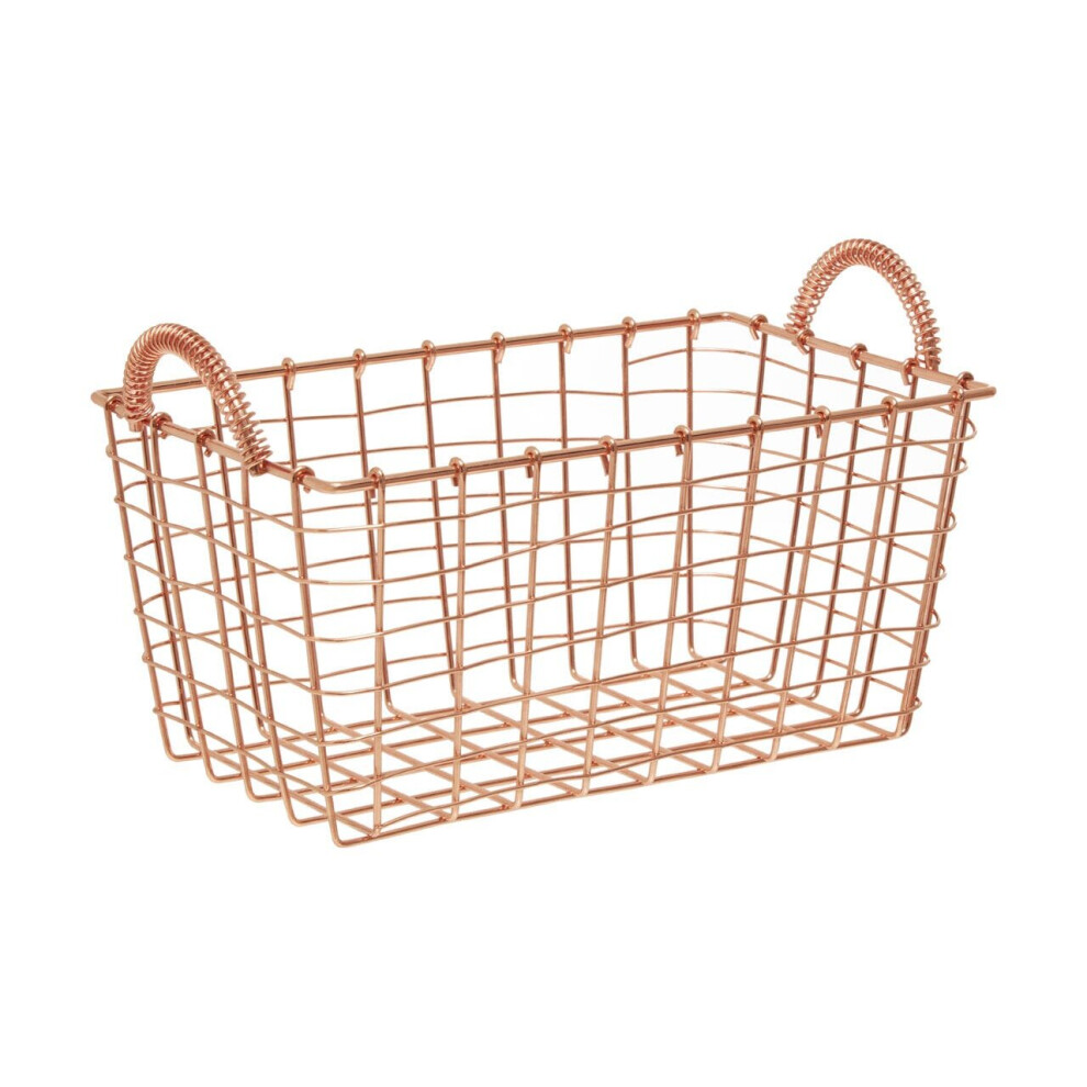 Functional Rectangular Basket, Stylish Wireframe Basket For Kitchen, High Quality Contemporary Basket