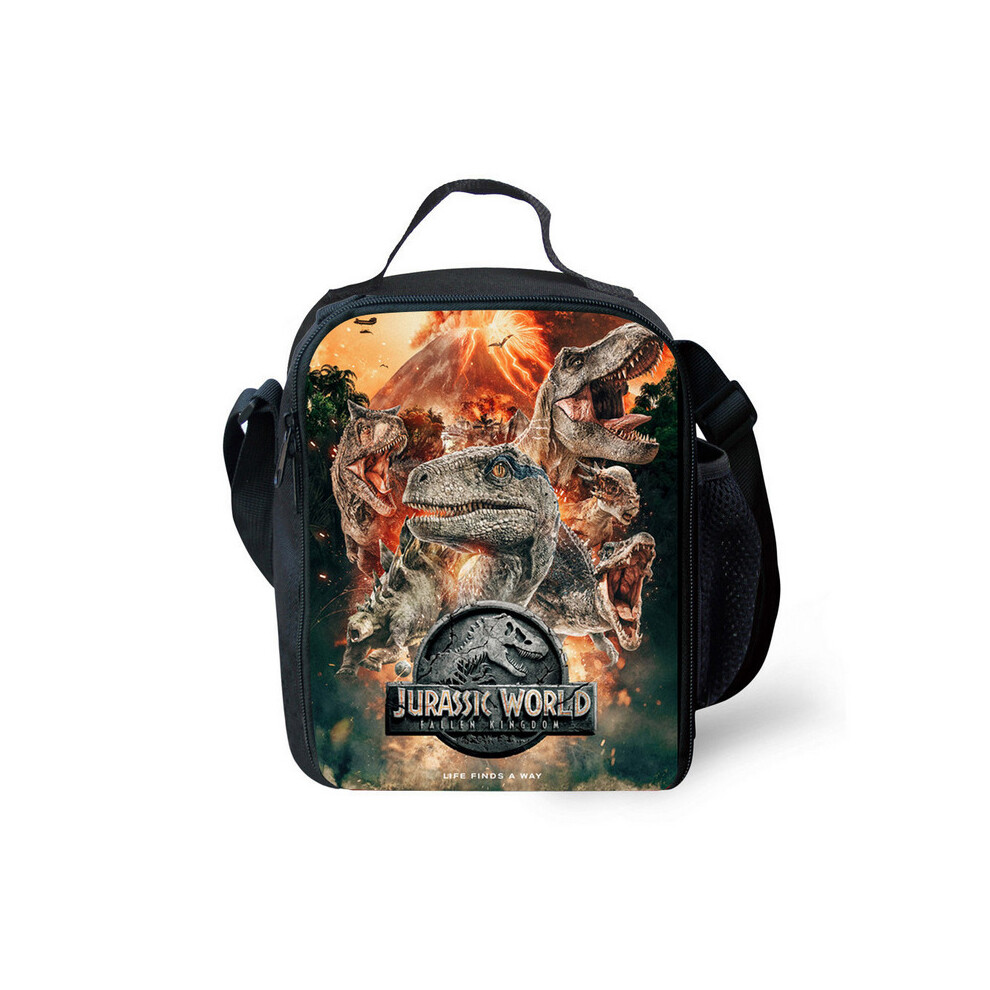 (Pattern 04) Jurassic World Lunch Bags Thermal Insulated Box