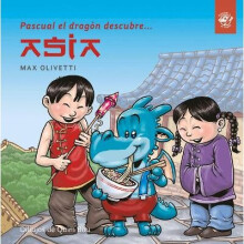 Pascual el dragn descubre Asia Libro para nios en letra ligada, manuscrita, cursiva Pascual el dragn descubre el mundo