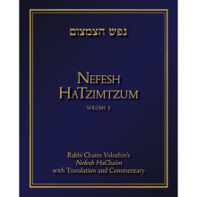Nefesh HaTzimtzum Rabbi Chaim Volozhins Nefesh HaChaim with Translation and Commentary 1