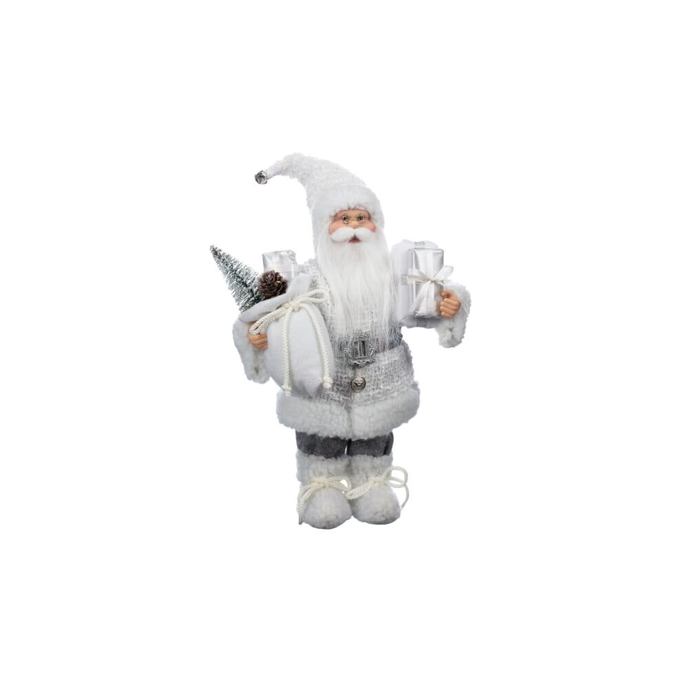 Woodland Santa Add Some Style and Festivity To Your Home 30cm - White