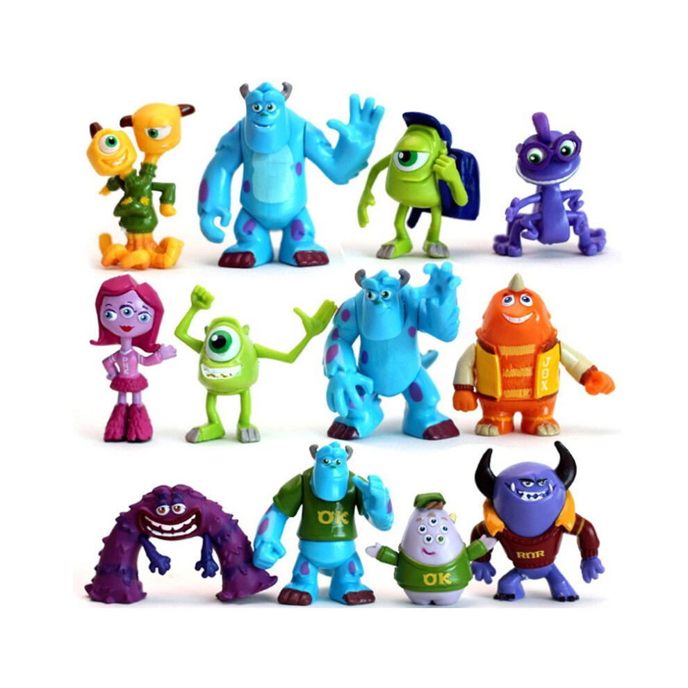 12Pcs Monsters, Inc Action Figure Toy Dolls Kids Gift Toys