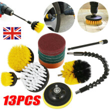 13Pcs Cleaning Drill Brush Carpet Cleaner Tool Drill Power Scrubber