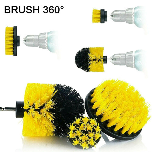 13Pcs Cleaning Drill Brush Carpet Cleaner Tool Drill Power Scrubber 1