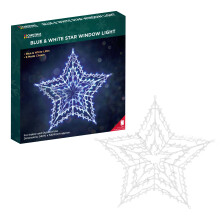 The Christmas Workshop 80640 Blue & White Star Christmas Light | 35 LEDs