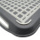 Plastic Non Slip Serving Tray X2 (Grey Food Drink Home) 5
