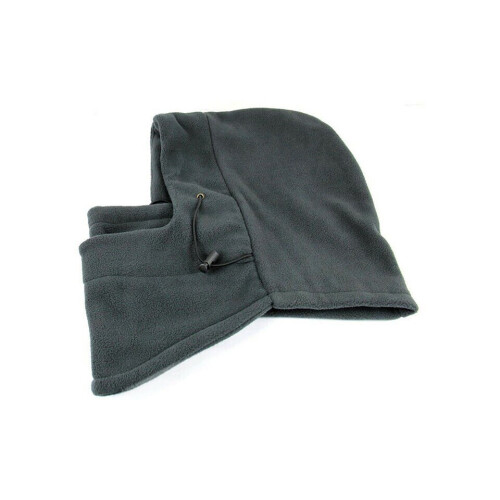 (Grey) 6 in 1 Thermal Kids Fleece Hat