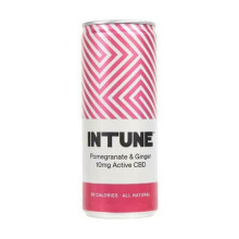 (Pomegranate & Ginger ) Intune Active Cannabis Infused Drink 250ml Fruit Flavoured