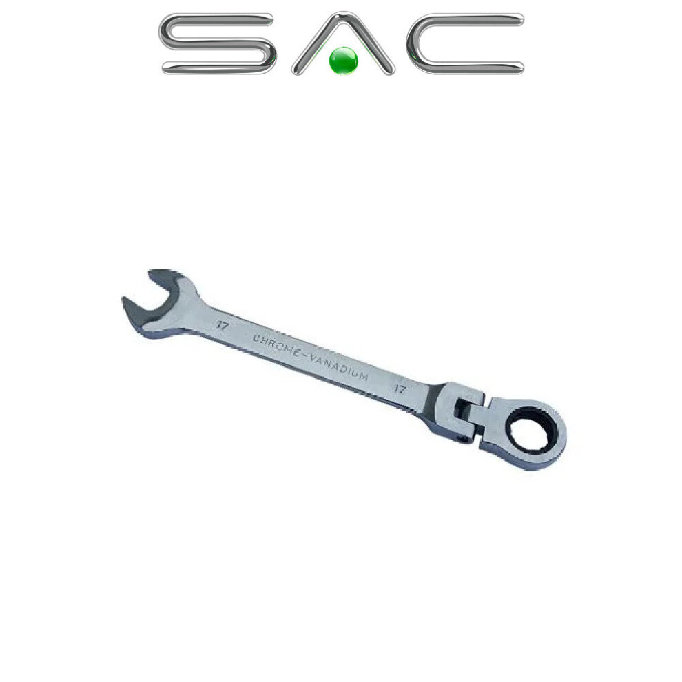 17Mm Flexible Ratchet Wrench Spanner Combination - Double-Headed 3713794182261