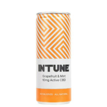 (Grapefruit & Mint) Intune Active Cannabis Infused Drink 250ml  Fruit Flavoured