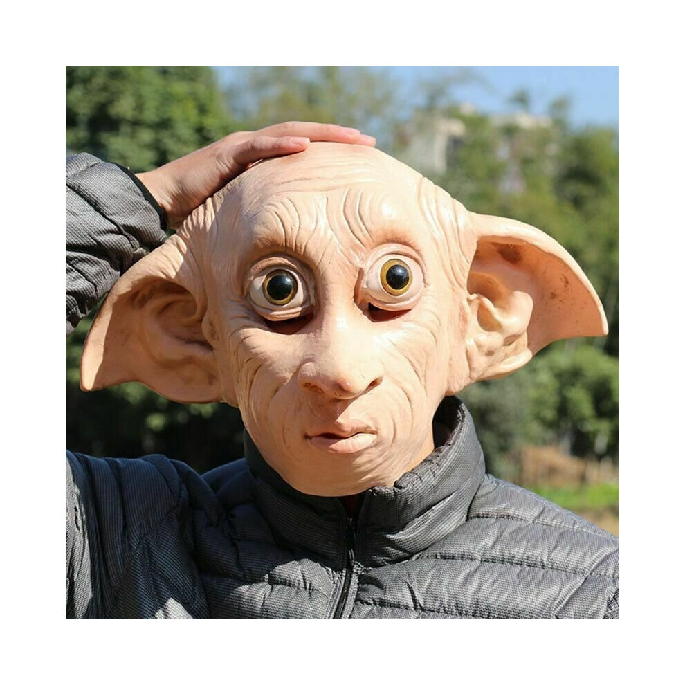 Halloween Mask Cosplay Dobby Elf Latex Mask Animal Style  Carnival Costume