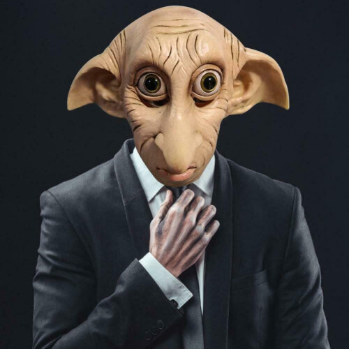 Απόκριες μάσκα Cosplay Dobby Elf Latex μάσκα Animal Style Καρναβάλι κοστούμι 2