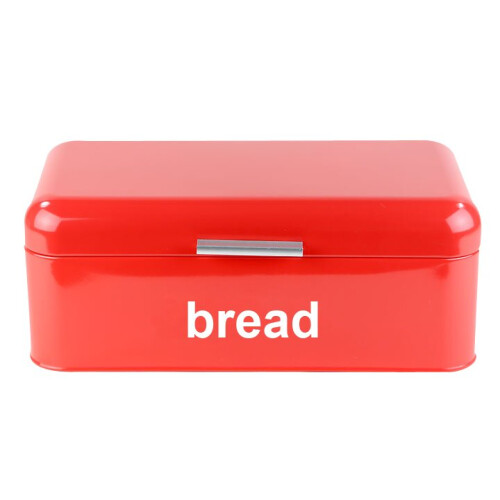 Retro Style Steel Bread Bin Kitchen Food Loaf Storage