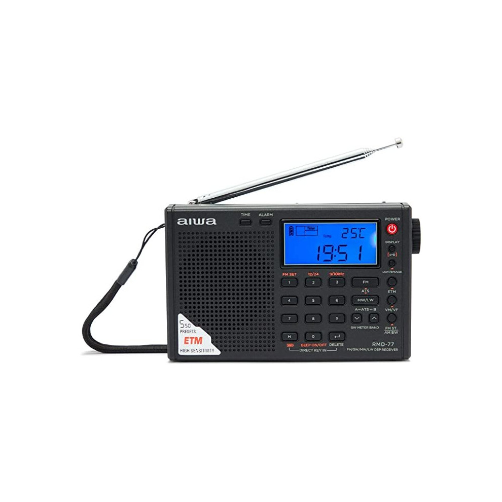 Aiwa Rmd-77 Multiband Radio Pll Dsp Fm Stereo Tuner/Sw/Mw/Lw 8435256896992