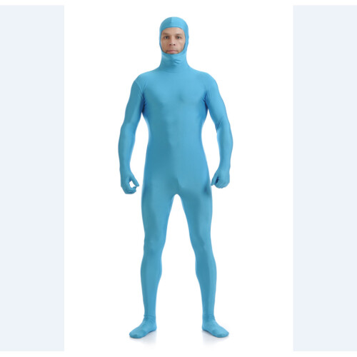 Sky blue 3XL Tag 3XL US XL Halloween Adult Morphsuit Fancy Costume Morph Suit Cosplay Costume Bodysuit