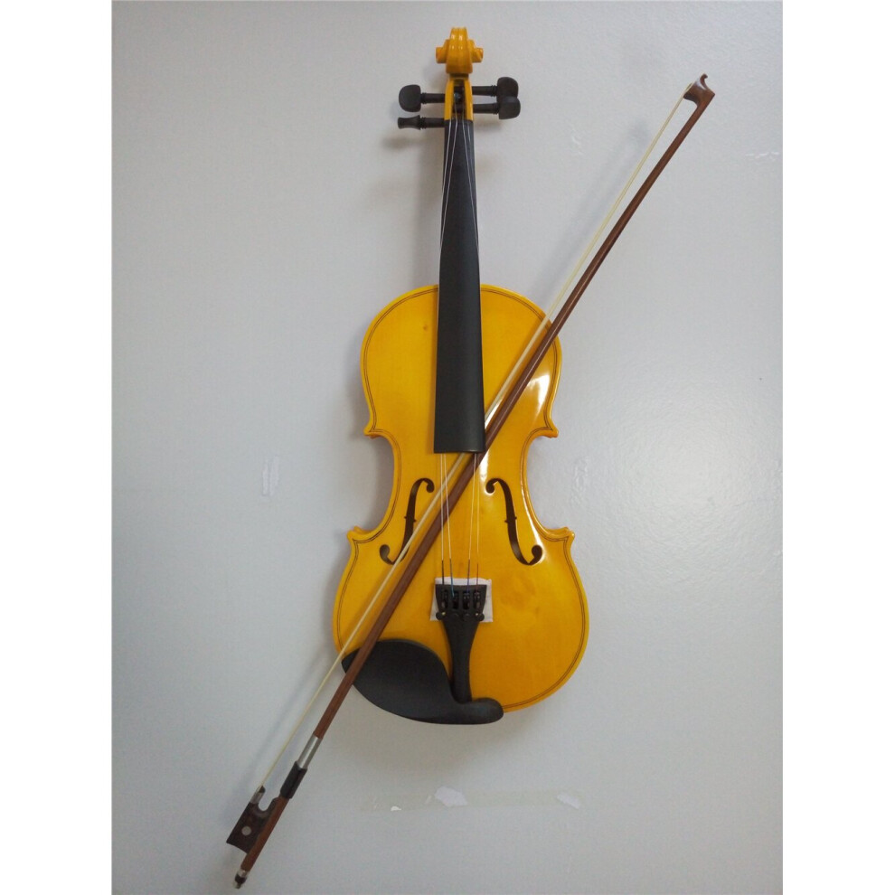 Violin all 4/4 maple spruce with bow rosin all gold