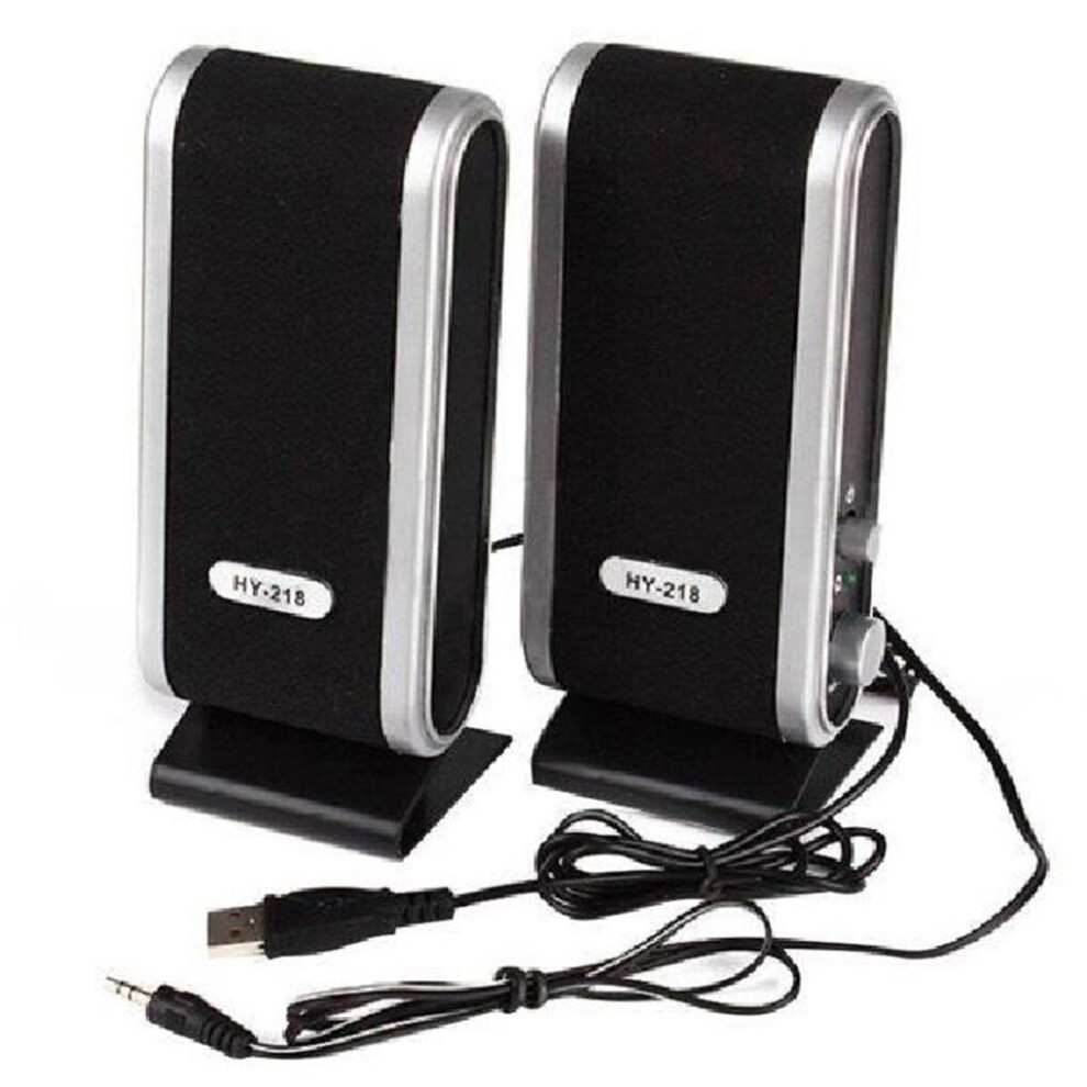 Portable Usb 2.0 Port Mini Speakers With Stereo Sounds Speaker For Laptop Pc 961560019720