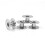 20pcs Metal Bobbin Home Domestic Sewing Machine Empty Thread Spool Universal Sewing Line Bobbin 8