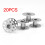 20pcs Metal Bobbin Home Domestic Sewing Machine Empty Thread Spool Universal Sewing Line Bobbin 6
