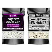 Ozuna Extreme Weight Gain Bundle: Anabolic Formula + APT-Enhance Appetite Stimulator with Creatine, Leucine & Glutamine for Fast Muscle Growth