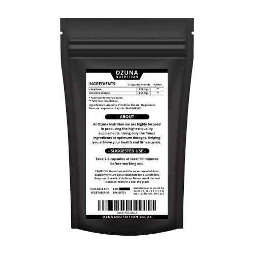 Havoc Nitric Oxide Supplement With L Arginine & Citrulline Malate For