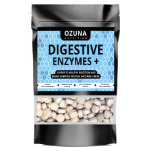 Digestive Enzymes Pills for Healthy Digestion Support, Gas & Bloating Relief with Betaine HCL & Peppermint, Healthy Gut - 100 Tablets