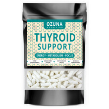 Thyroid Support High-Strength Capsules - Energy, Metabolism & Focus | One Month Supply | Vegetarian, Made in UK