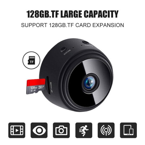 (Black) Security Wireless Ip Camera 1