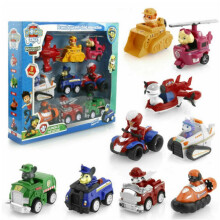 (9PCS) PAW Patrol Pull Back Car Set Patrol Car Racer Toy