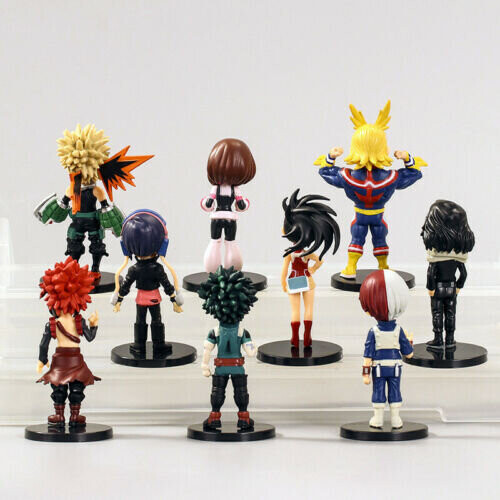 9pcs My Hero Academia Anime 3" Mini Figures 3" 1