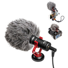 BOYA BY-MM1 VideoMicro Compact On-Camera Recording Microphone for Canon Nikon Sony DJI Osmo DSLR Smooth Q 4 Feiyu Gimbal VS RODE