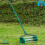3 Step Rolling Grass Lawn Aerator Steel Spike Roller Aluminum Adjustable Handle 4