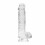 RealRock 6 Inch Transparent Realistic Crystal Clear Dildo 1
