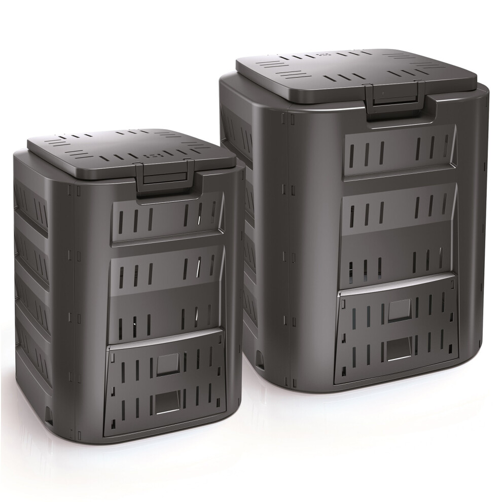 (220L) Plastic Composter Recycling Compost Converter Bin