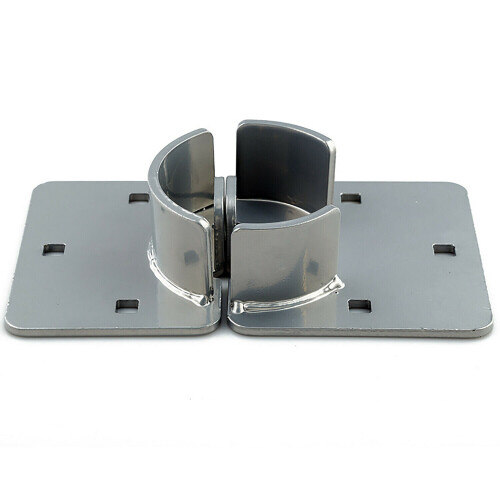 Ensemble 2 Cadenas sans Anse 73 mm et Gâche Chrome pour Cabane de Jardin – Sécurité renforcée 2