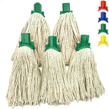 5x Cotton Mop Heads Replacement Floor Multi Fit Heavy Duty Cleaning
