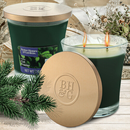 (Freshly Cut Frasier) Better Homes 17oz Double Wick Scented Candle