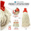 5x Cotton Mop Heads Replacement Floor Multi Fit Heavy Duty - Red 3