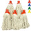 5x Cotton Mop Heads Replacement Floor Multi Fit Heavy Duty - Red 1