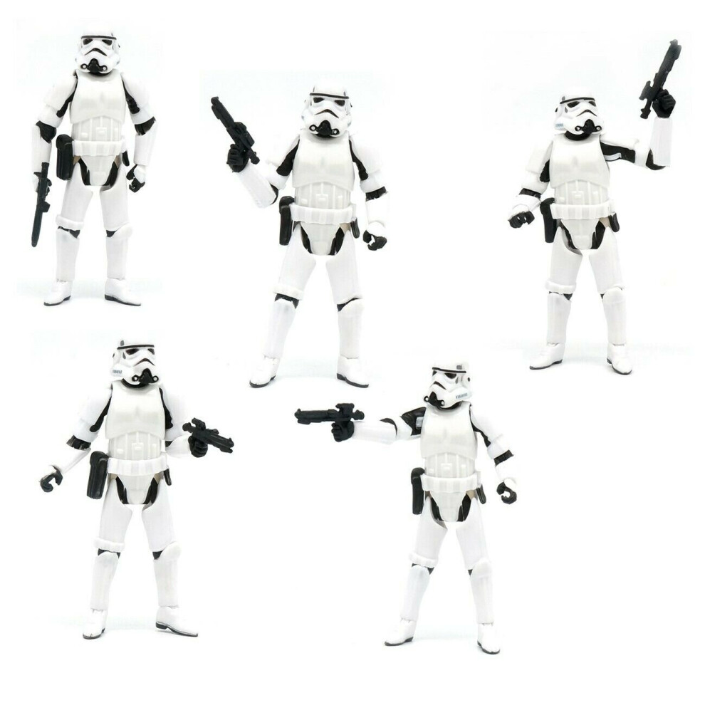 5PCS Star Wars 4" Stormtrooper Action Figure Set Otc Trilogy Toy Model Kids Gift