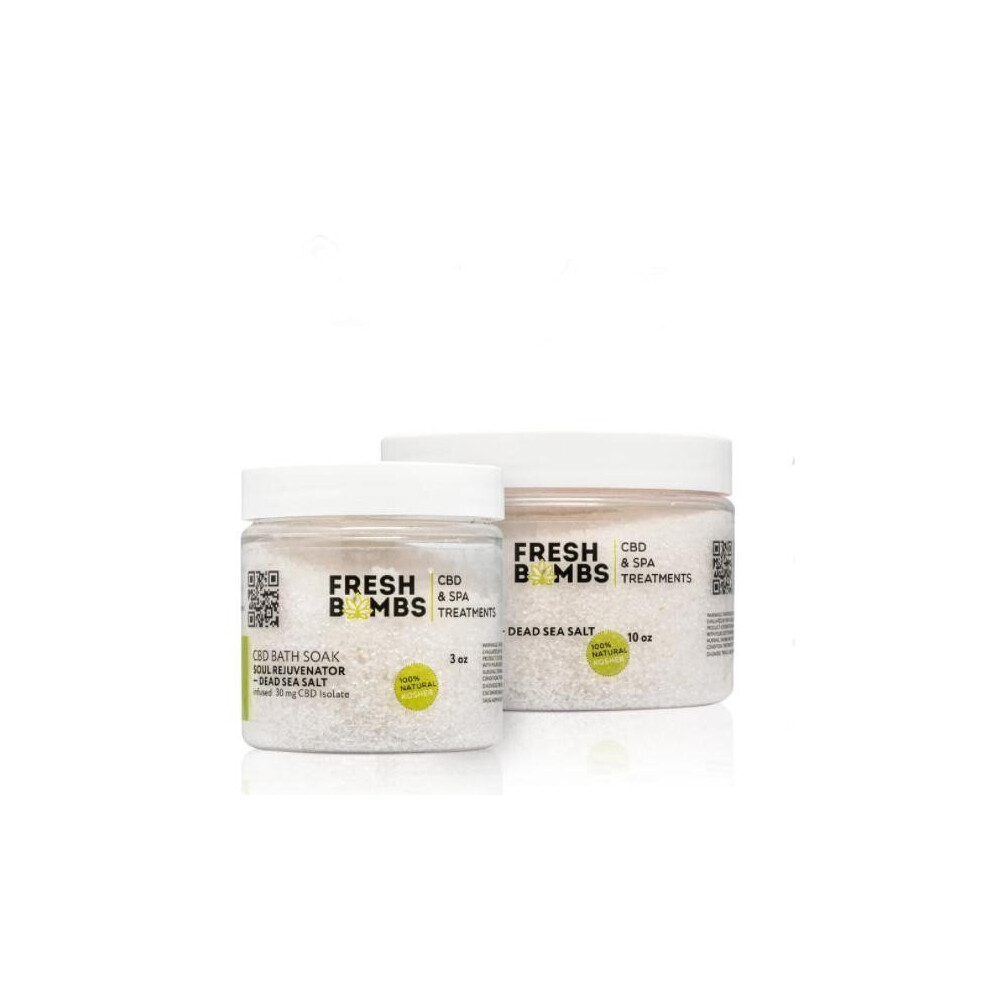 Fresh Bombs (296Ml 100Mg Hemp ) Hemp Bath Soak Soul Rejuvenator