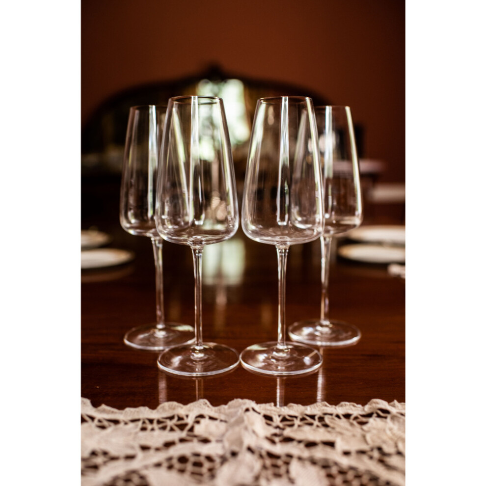 Luigi Bormioli Talismano White Wine Glasses Set of 4